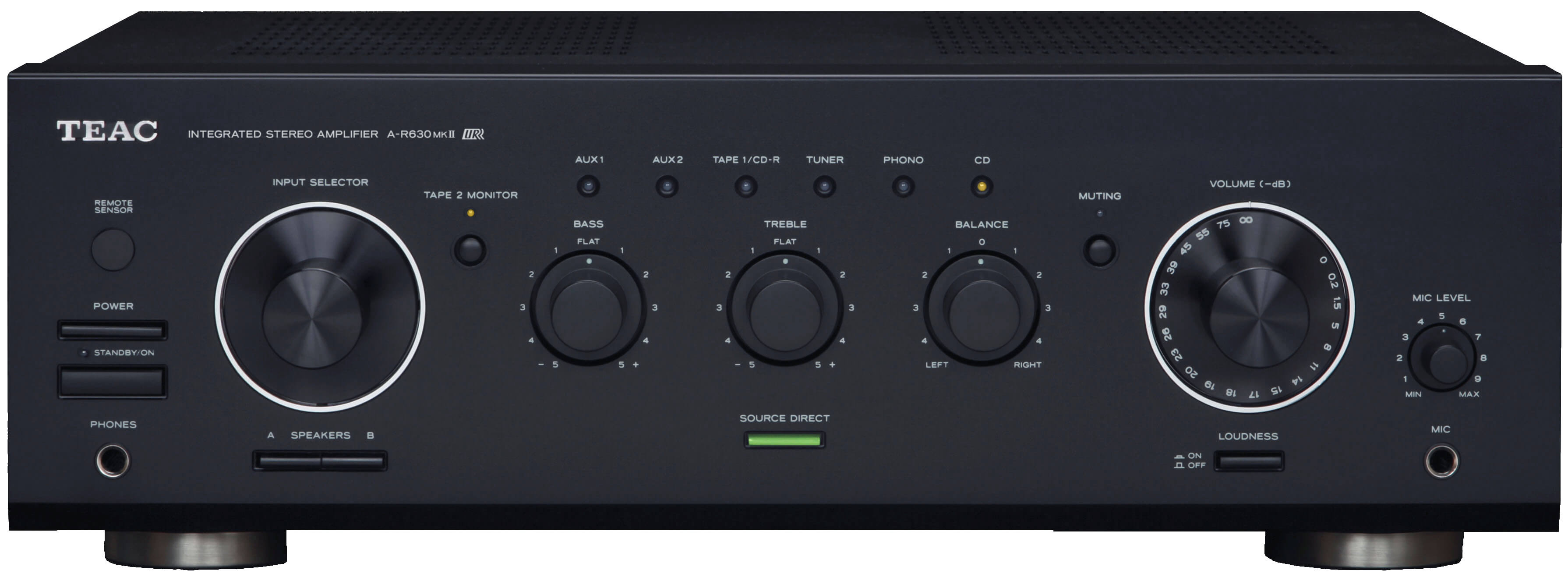 Teac AR630MK2 2 x 60 Watt RMS Integrated Amplifier With Mic Input