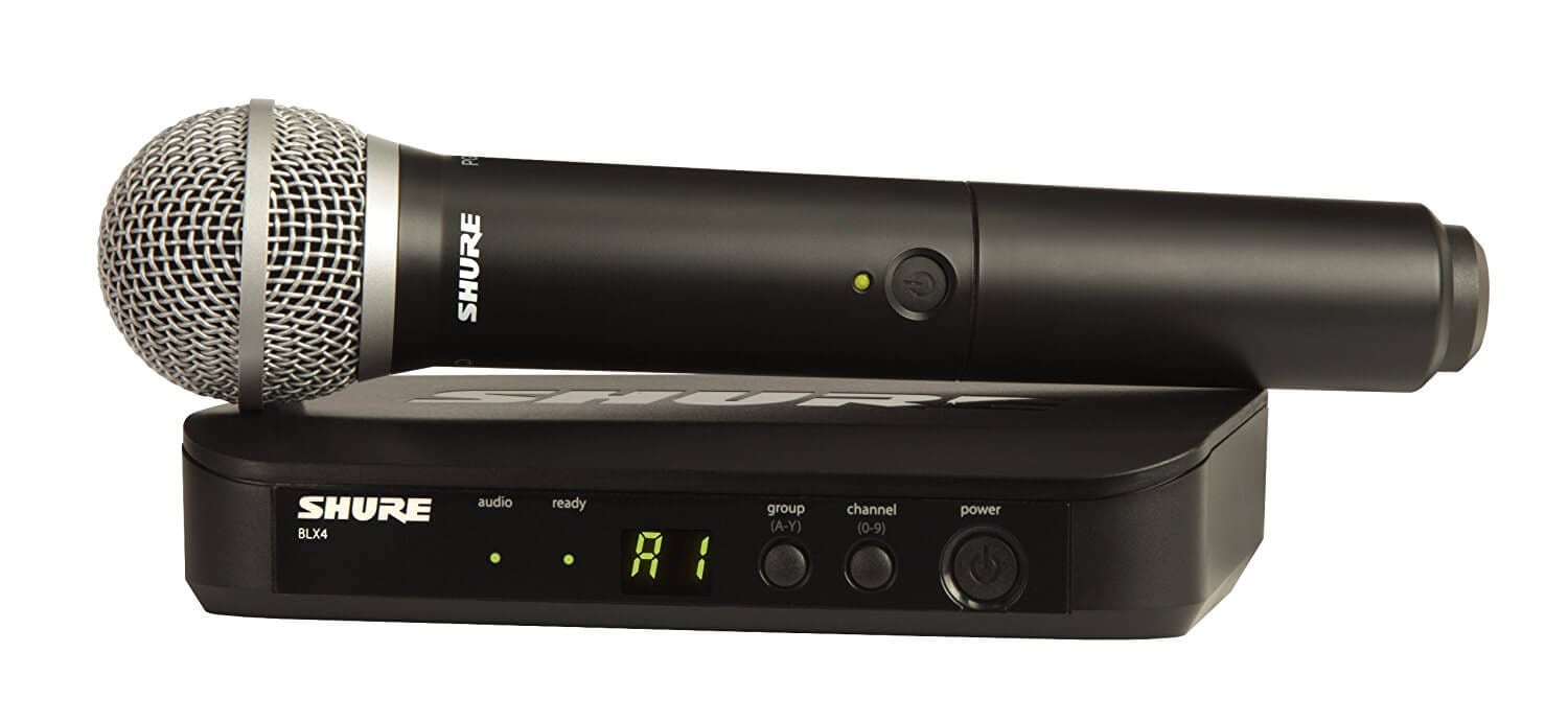 Shure BLX24 PG58 Single Wireless Handheld Microphone System HyTek 