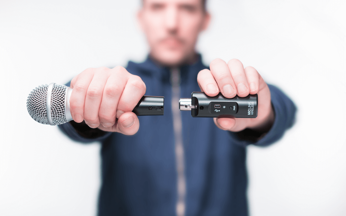 Alesis MICLINK WIRELESS Digital Wireless Microphone Adapter HyTek