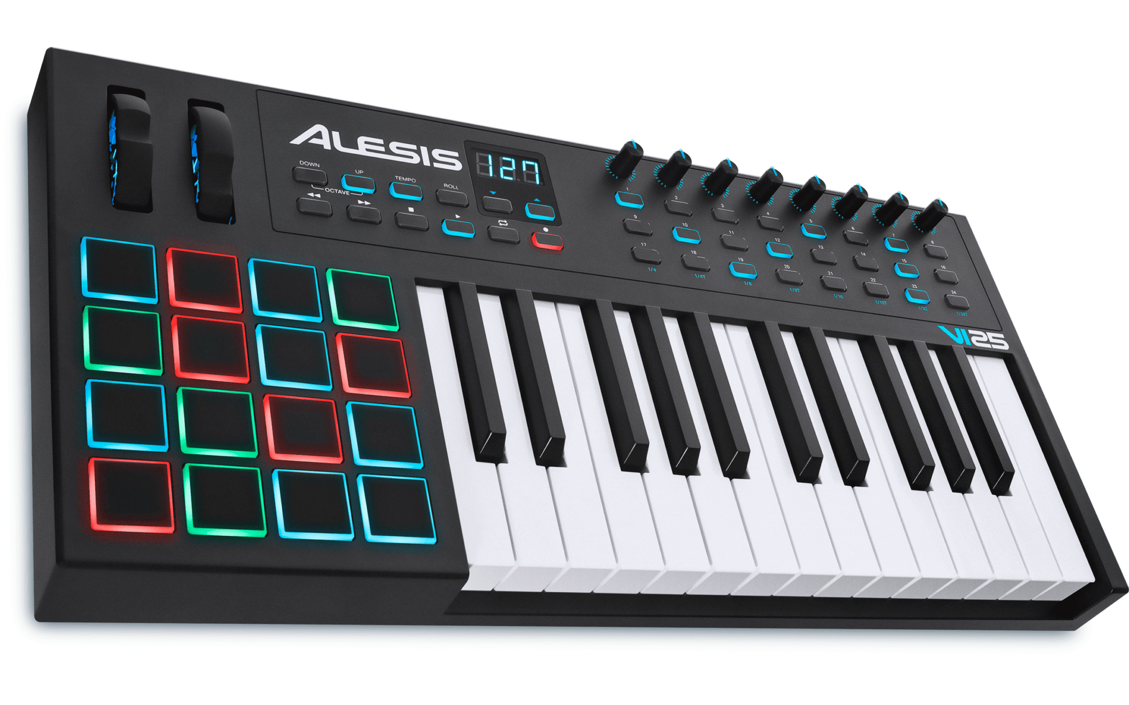 Alesis VI25 Advanced 25Key USB/MIDI Keyboard Controller HyTek