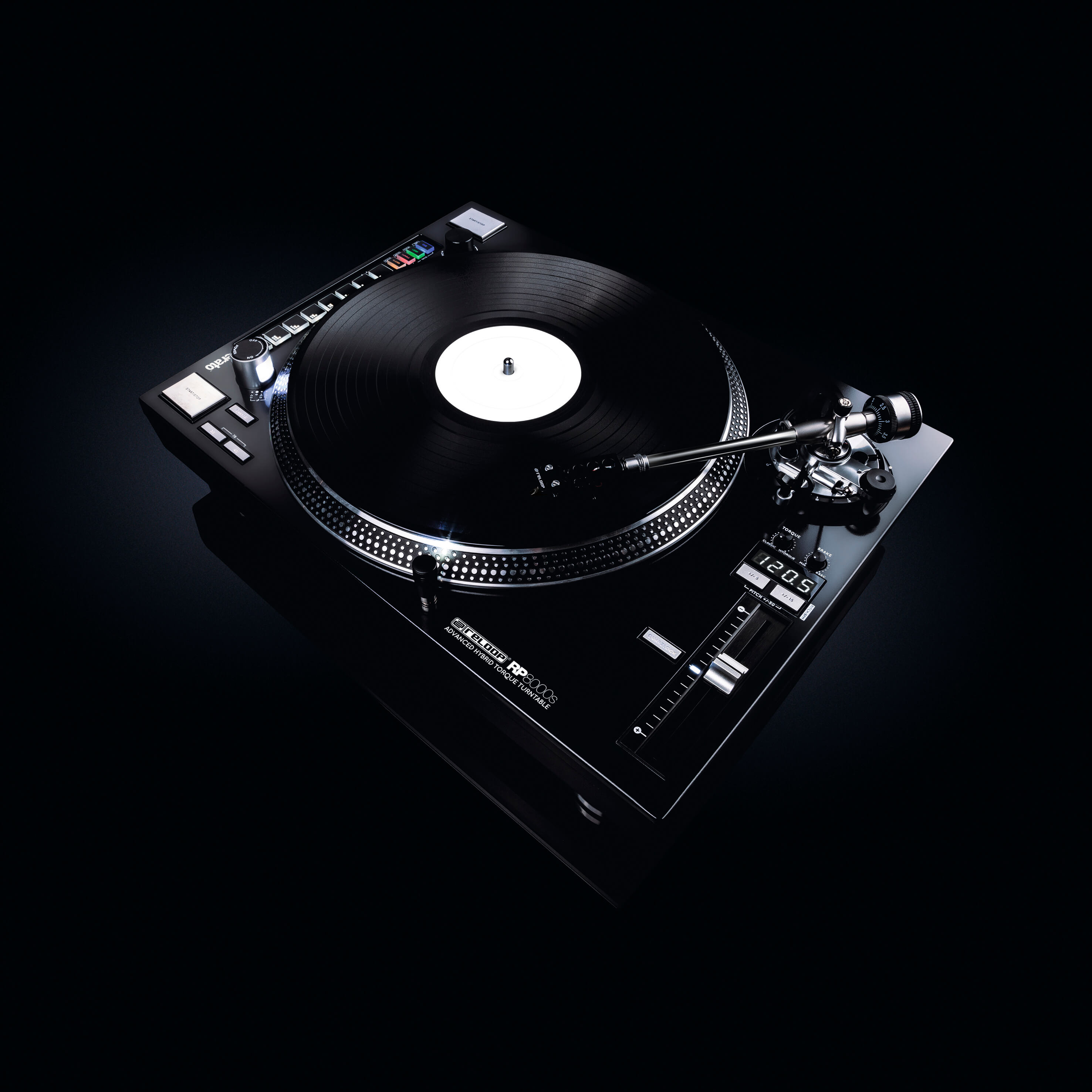 Reloop RP8000 STRAIGHT Advanced Hybrid Torque Digital DJ Turntable