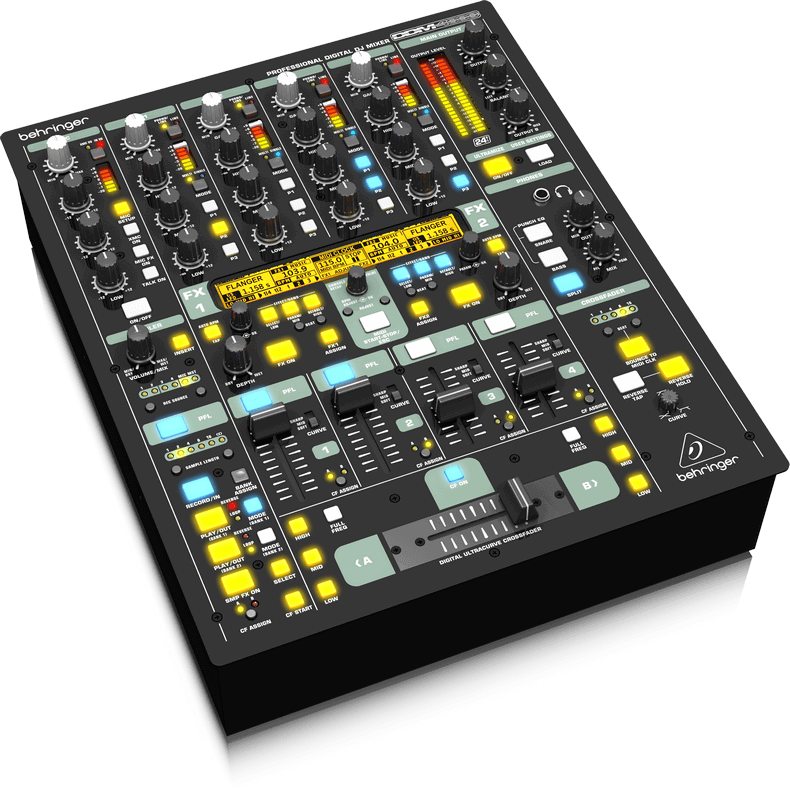 Behringer DDM4000 Ultimate 5Channel Digital DJ Mixer With Sampler, 4