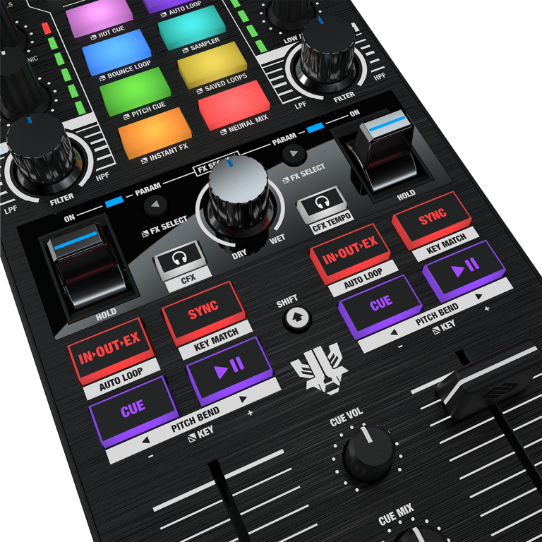 Reloop MIXTOUR PRO Portable Performance 4-Deck All-In-One DJ Controller - Image 7