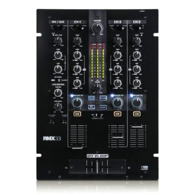 Reloop RMX-33i Professional 3+1 Channel DJ Mixer With Digital Audio