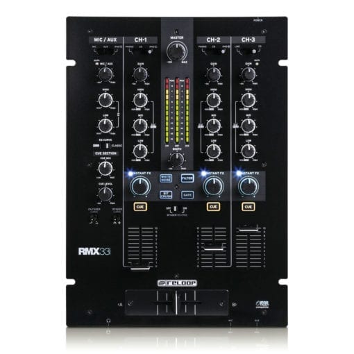 Reloop RMX-33i Professional 3+1 Channel DJ Mixer With Digital Audio