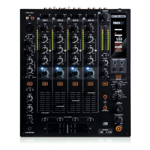 Reloop RMX-60 DIGITAL Professional 4 Channel Mixer With Digital FX