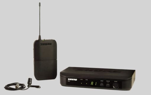 Shure BLX24UK/CVL Single Wireless Lavalier Belt Pack Microphone System