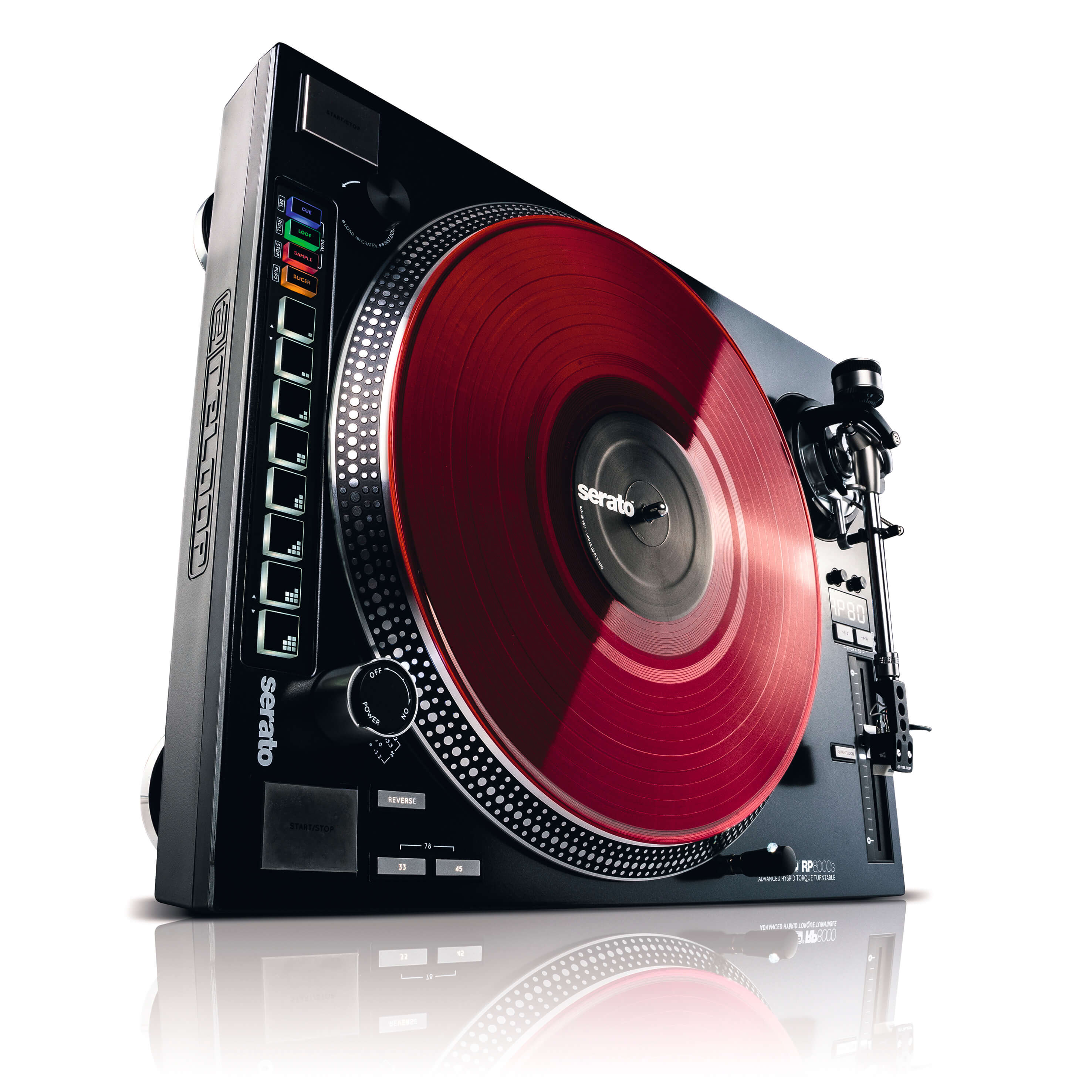 Reloop RP8000 STRAIGHT Advanced Hybrid Torque Digital DJ Turntable