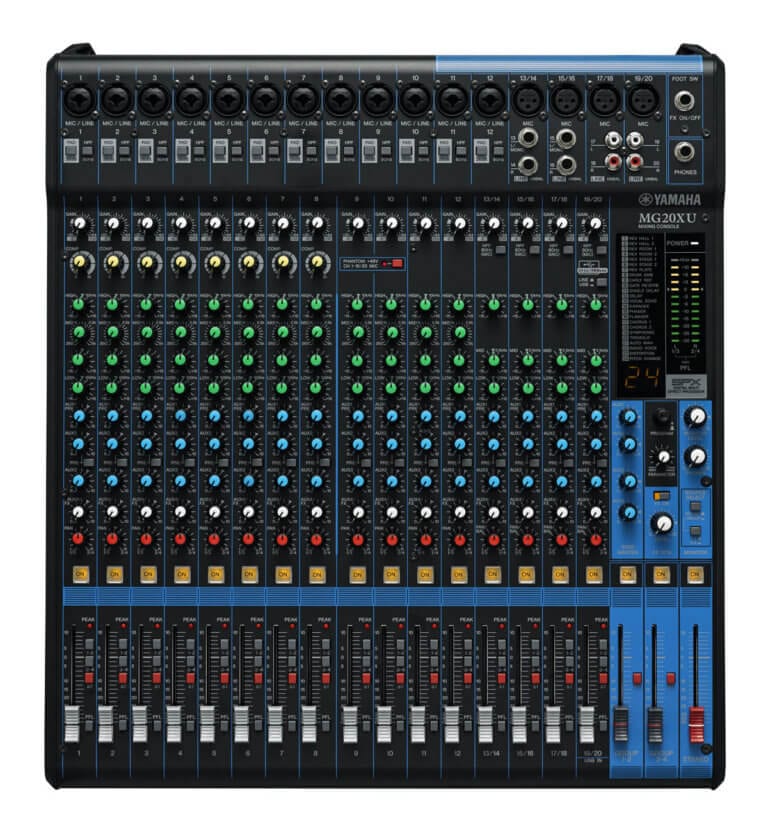 Yamaha MG20XU (3rd Generation) 20 Channel Mixer With SPX Effects & USB