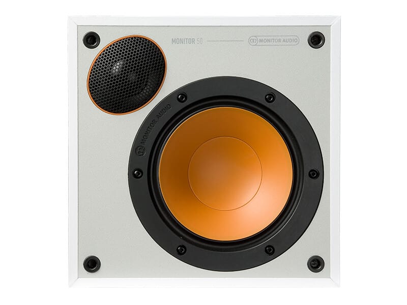 monitor audio monitor 50 bookshelf speakers