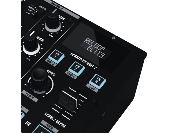 RELOOP ElLITE High Performance 2 Channel DVS Battle Mixer HyTek