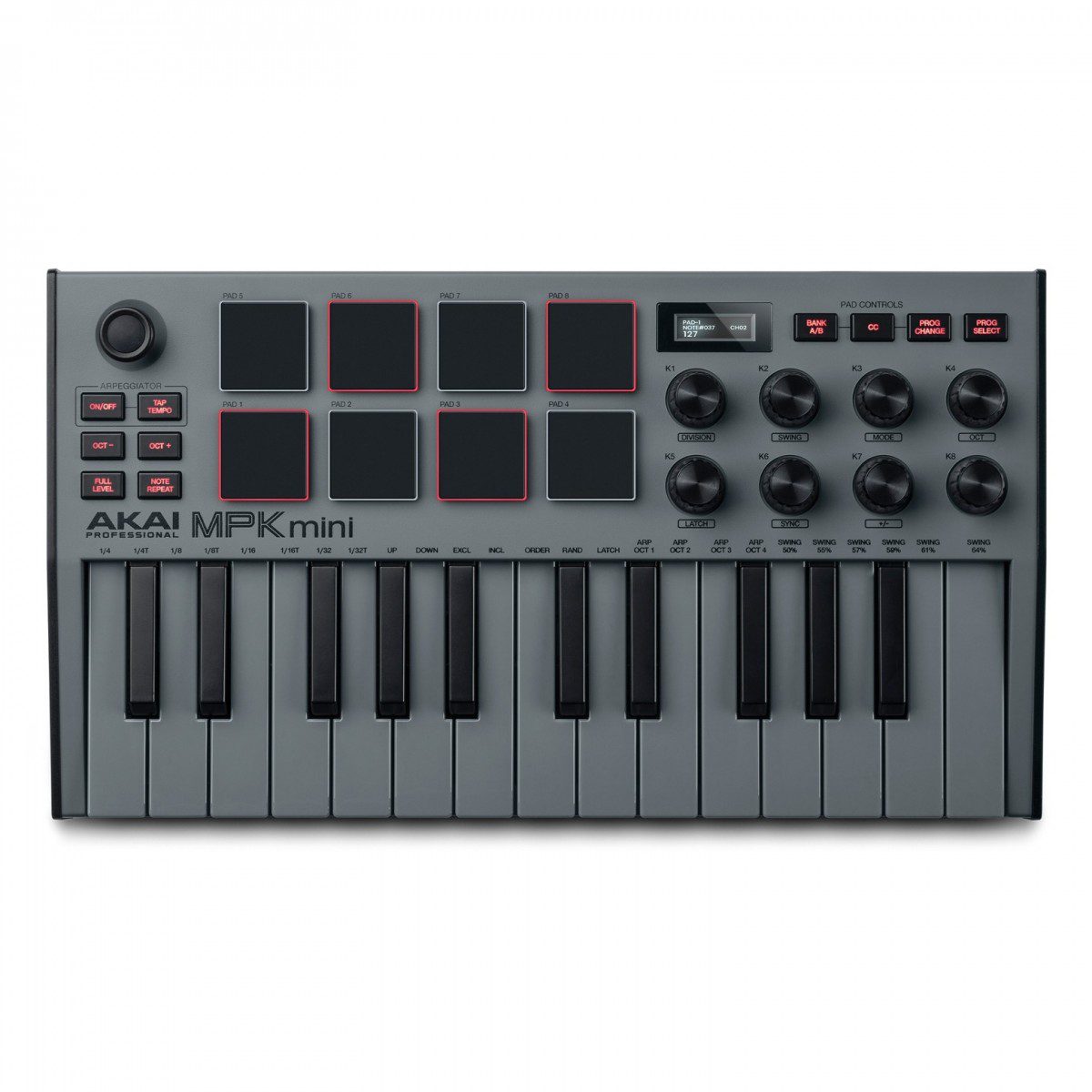 Akai Pro MPK MINI MK3 RED - World's Best-selling mini keyboard controller!