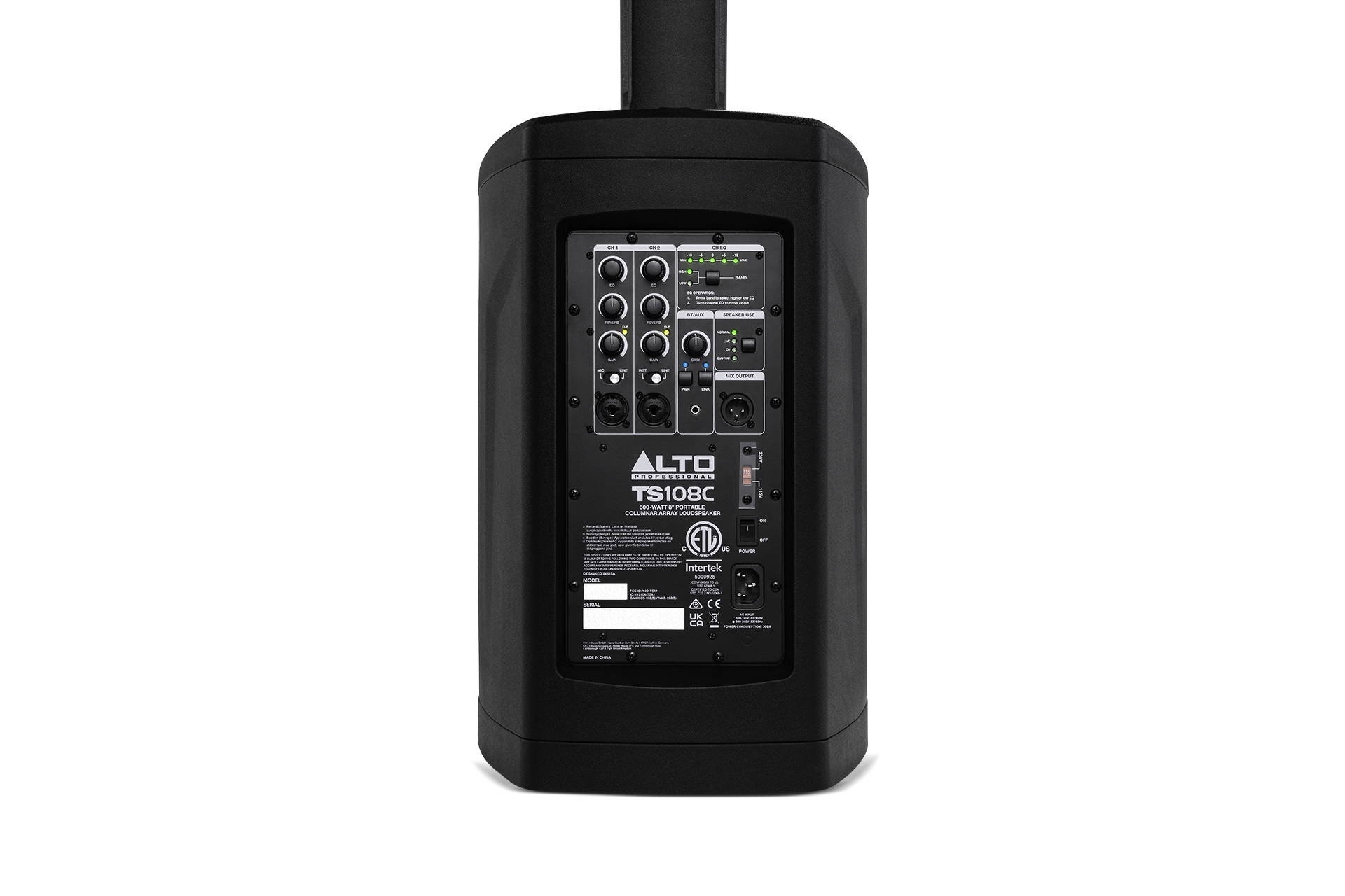 Alto Professional TS108C 600W Portable Column Array PA Speaker With DSP & Bluetooth - Image 8