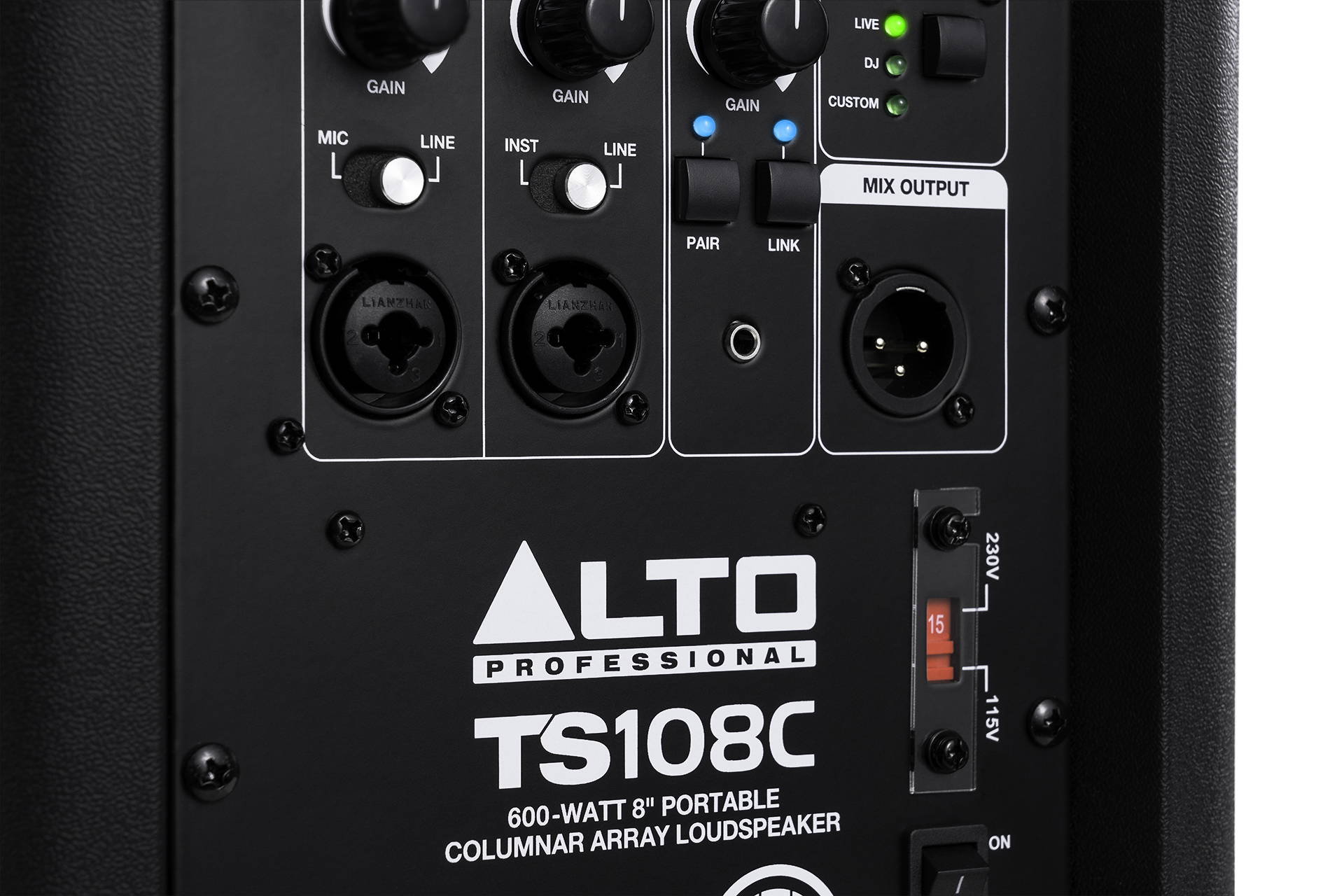 Alto Professional TS108C 600W Portable Column Array PA Speaker With DSP & Bluetooth - Image 6
