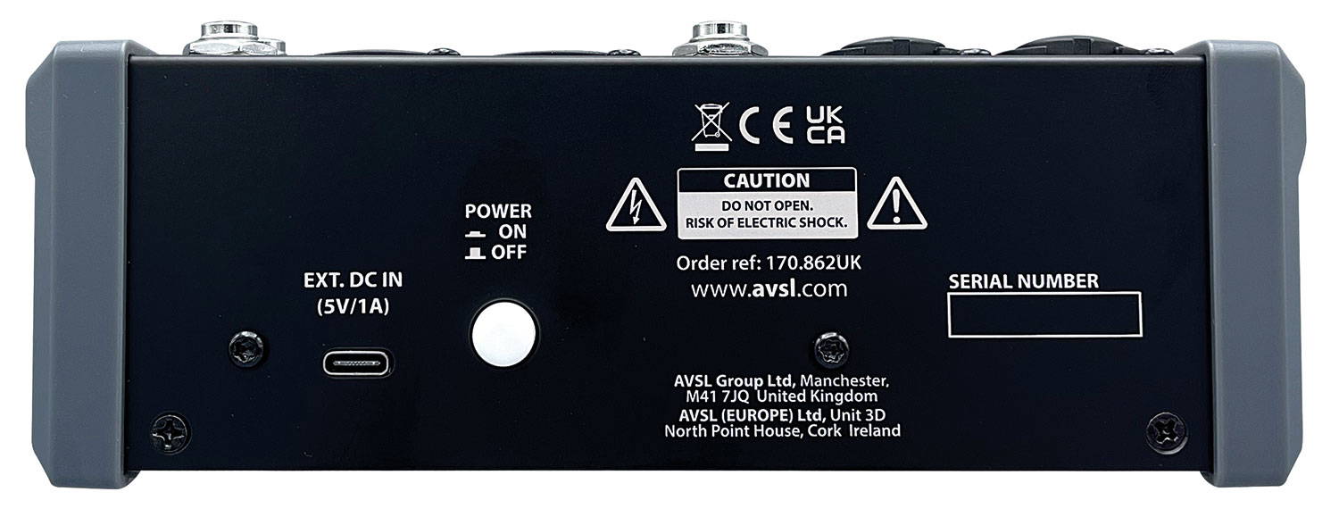 Citronic CMA-6 Compact Mixer With DSP FX And BT/USB - Image 3