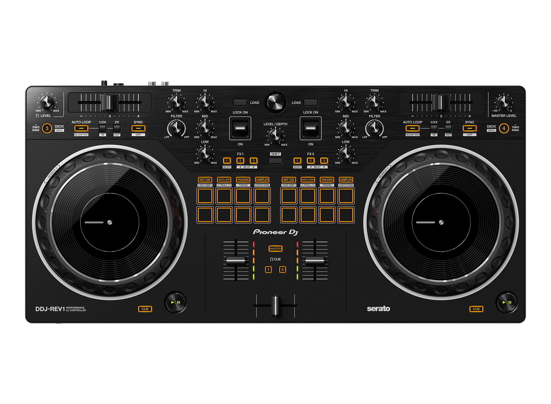 Pioneer DDJ-REV1 Scratch Style 2 Channel DJ Controller - Image 3