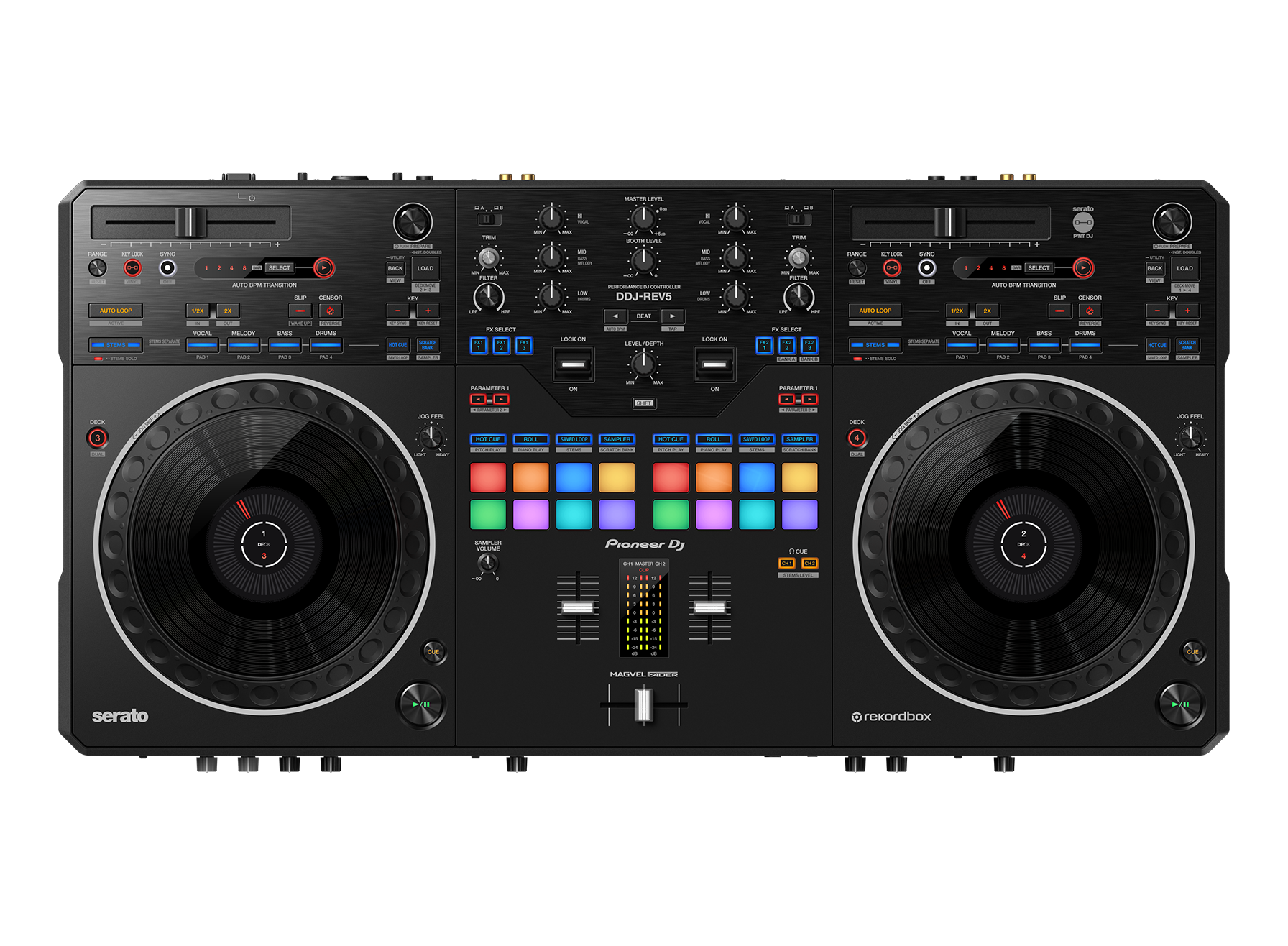 Pioneer DDJ-REV5 Scratch Style 2 Channel Performance DJ Controller - Image 3