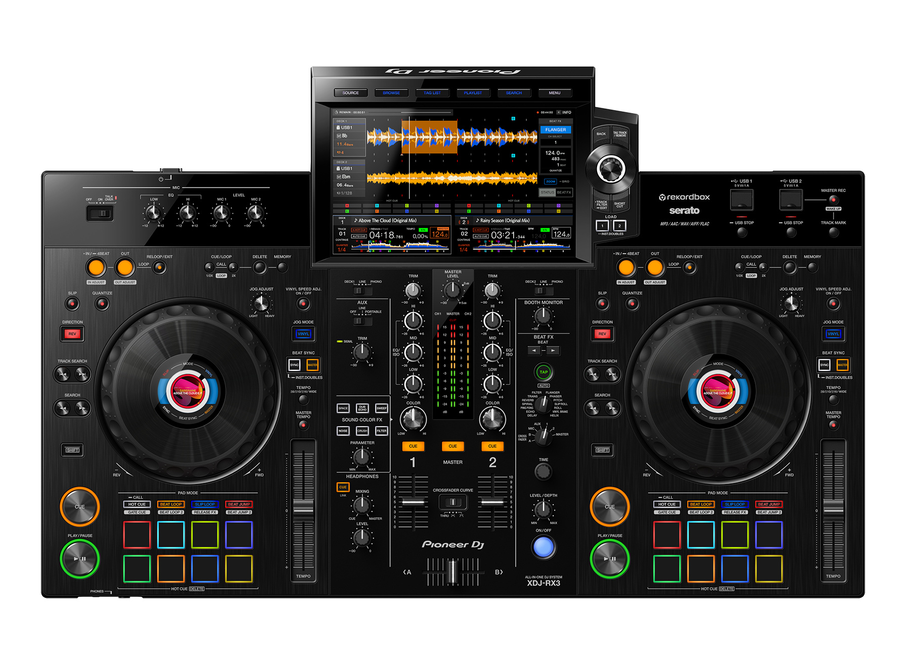 Pioneer XDJ-RX3 All-In-One 2-Channel Performance DJ System For Rekordbox / Serato - Image 3