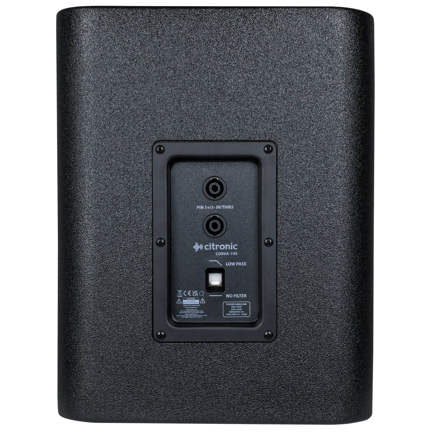 Citronic CORVA 10S (178.921) 10" 450W RMS High Power Passive Subwoofer Cabinet - Image 3
