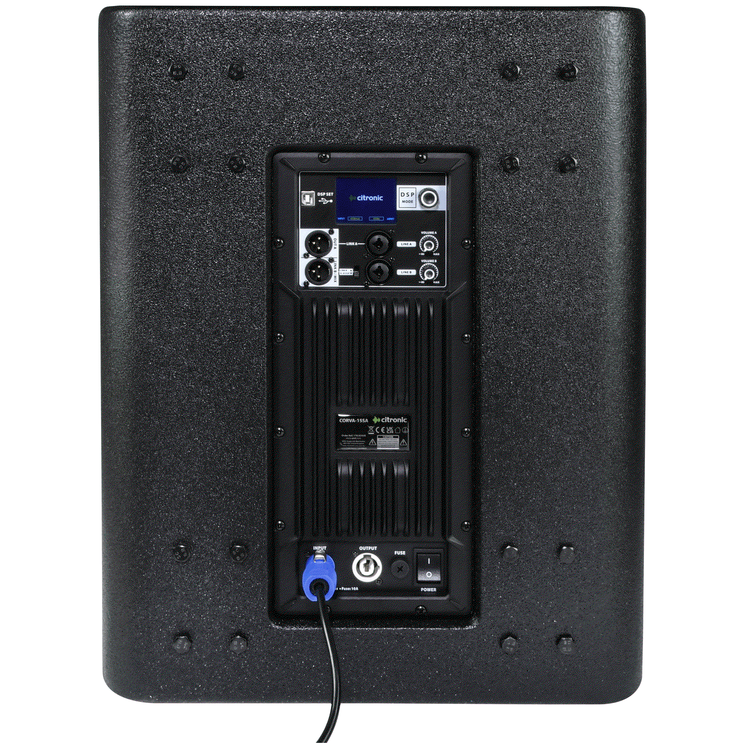 Citronic CORVA 15SA (178.925) 15" 1200W RMS High Power Active Subwoofer Cabinet - Image 3